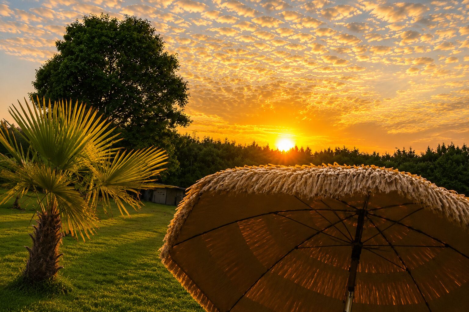 ferienhaus-seeblick-sonnenuntergang